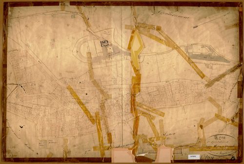 Section O dite de l'Antiquaille, feuille unique (parcelles 1-438).