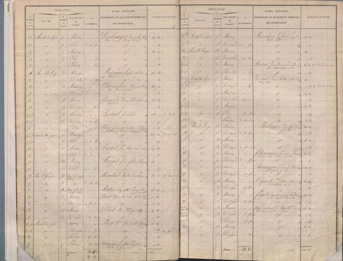 Section M dite de Saint-Georges, section N dite de la Métropole, section O dite de l'Antiquaille, section P dite du Palais de Justice, section Q dite de Fourvière, section R dite de Pierre-Scize.