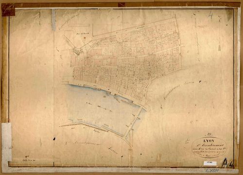 Section A dite des Chartreux, feuille n°4 (parcelles 149-364).