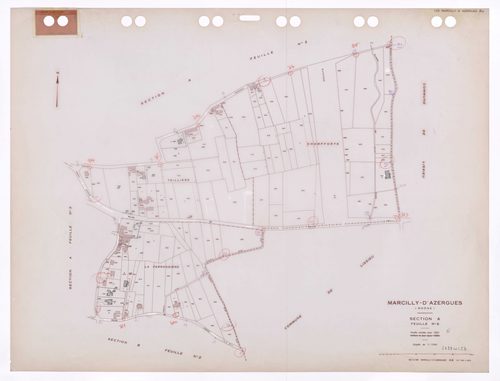 Section A feuille n°6. Plan révisé pour 1931. Edition à jour pour 1985.