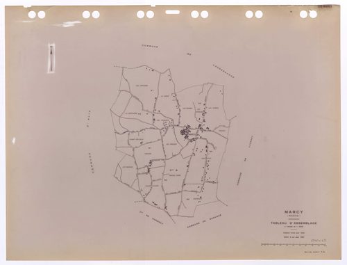 Tableau d'assemblage (TA). Cadastre révisé pour 1932. Edition à jour pour 1983.
