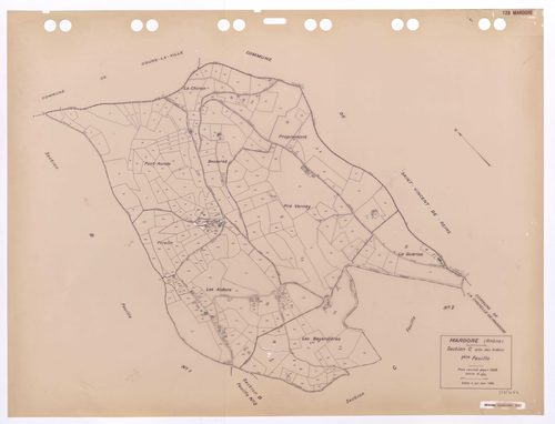 Section C dite des Aidons 1ère feuille. Plan révisé pour 1939. Edition à jour pour 1985.