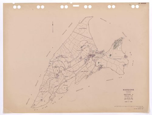 Section A 2e feuille. Plan révisé pour 1939. Edition à jour pour 1985.