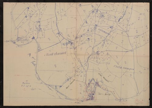 Section B 2e feuille : le Bourg annexe 2 (agrandissement).