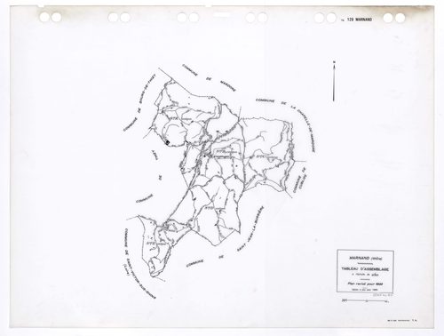 Tableau d'assemblage (TA). Plan révisé pour 1948. Edition à jour pour 1985.