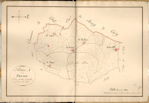Section A dite de Triche, feuille n°3.