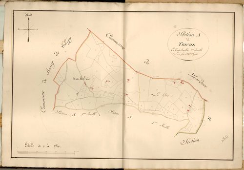 Section A dite de Triche, feuille n°1.