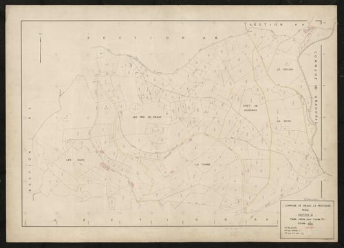 Section AI. Feuille refaite pour l'année 1960.