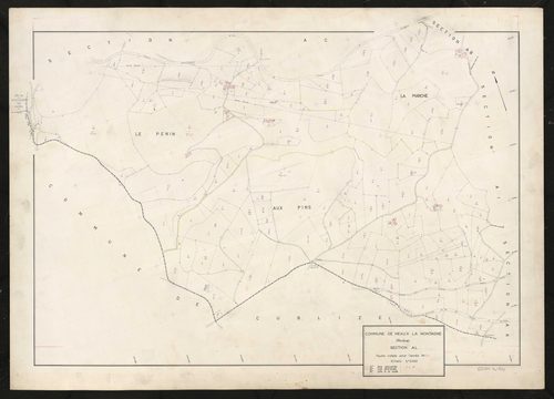 Section AL. Feuille refaite pour l'année 1960.