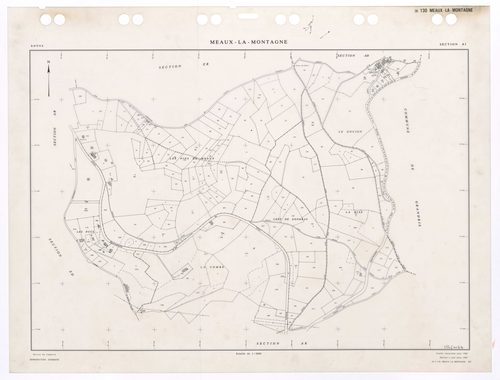 Section AI. Feuille renouvelée pour 1960. Edition à jour pour 1983.