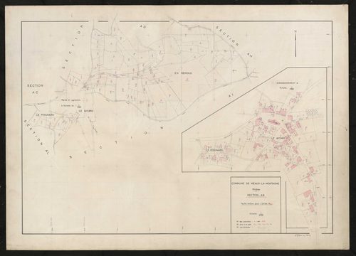 Section AB. Feuille refaite pour l'année 1960.