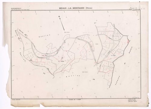 Section ZC. Plan établi pour 1967.