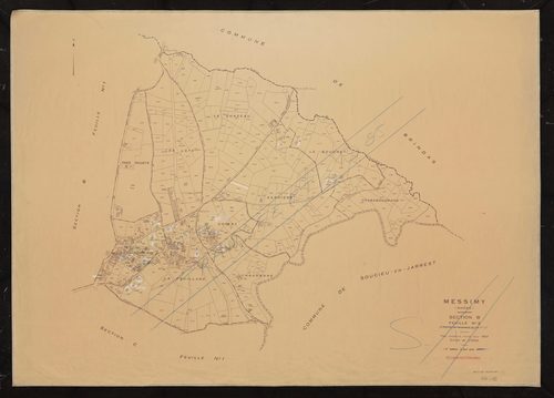Section B feuille n°2 (partie de l'ancienne feuille n°2). Plan révisé pour 1953. 2e édition à jour pour 1979.