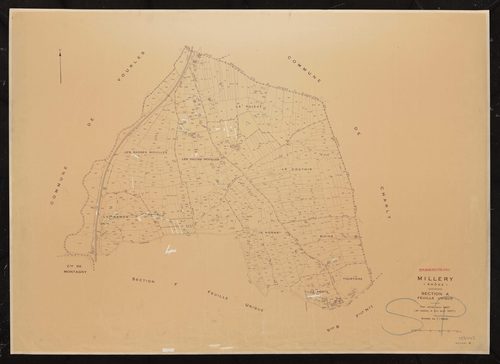 Section A feuille unique. Plan révisé pour 1947. 2e édition à jour pour 1977.