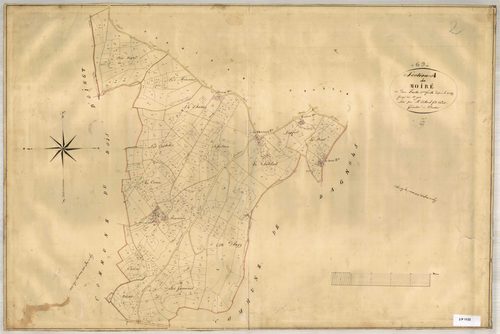 Section unique, feuille n°2 (parcelles 469-901).
