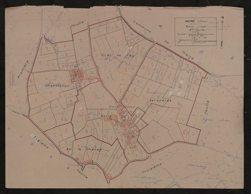 Section unique 2e feuille. Plan dressé le 16 juillet 1930.