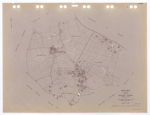 Section unique feuille n°2. Feuille dressée en 1827 révisée pour 1932. Edition à jour pour 1983.
