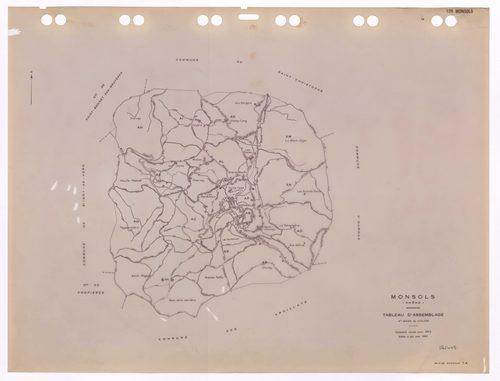 Tableau d'assemblage (TA). Cadastre revisé pour 1962. Edition à jour pour 1983.