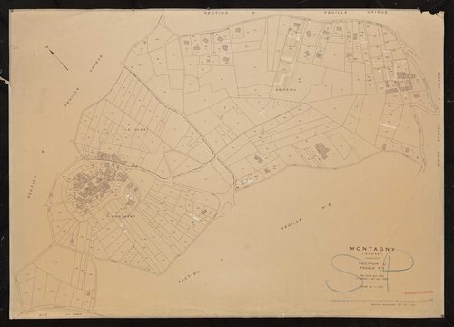 Section C feuille n°1. Plan révisé pour 1938. 2e édition à jour pour 1982.