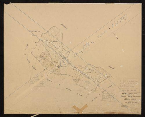 Section I dite de Brasseronde feuille unique. Plan révisé pour 1938. Réédité pour 1976.