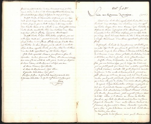 Montromant, 26 décembre 1825.
