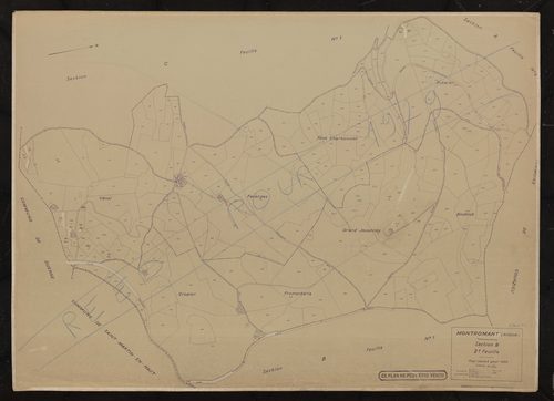 Section B 2e feuille. Plan révisé pour 1935. Réédité pour 1979.