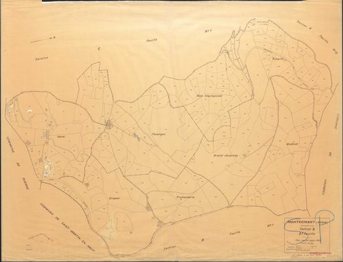 Section B 2e feuille. Plan révisé pour 1935. 2e édition à jour pour 1979.