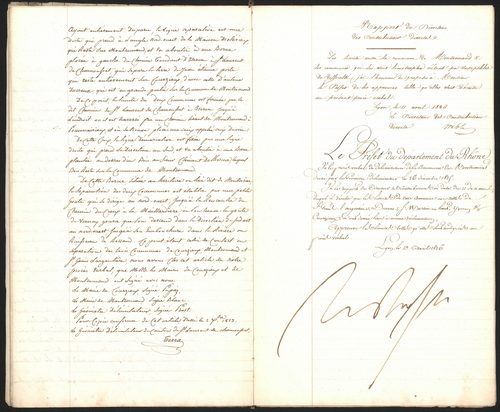 Montromant, 26 décembre 1825.
