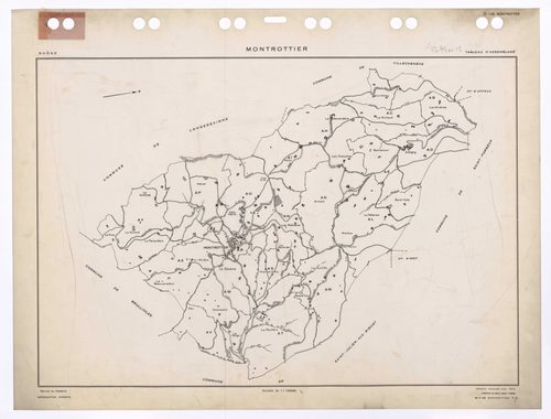 Tableau d'assemblage (TA). Cadastre renouvelé pour 1972. Edition à jour pour 1985.