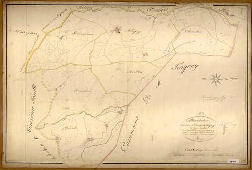 Section D dite d'Albigny, feuille n°2 (parcelles 299-469).