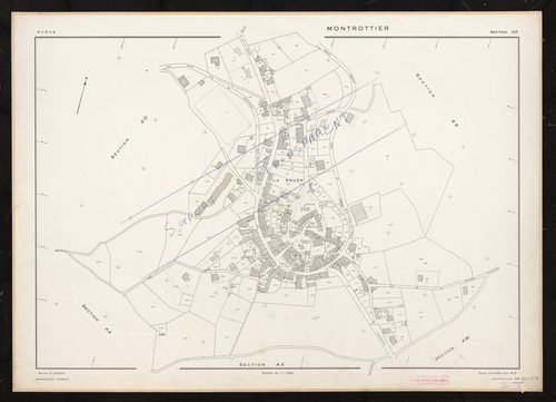 Section AR. Feuille renouvelée pour 1972.