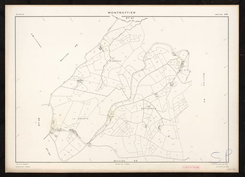 Section AW. Feuille renouvelée pour 1972.