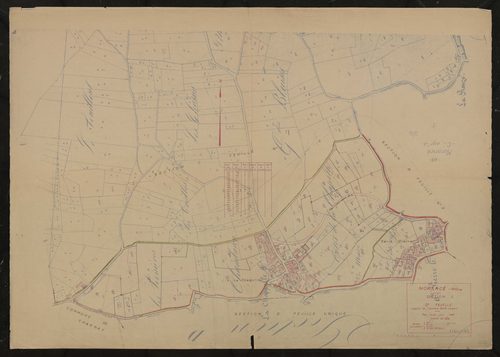 Section C 2e feuille (partie de l'ancienne feuille unique). Plan révisé pour 1936.