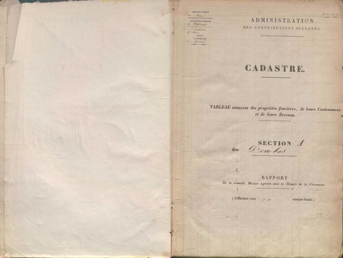 État de sections.