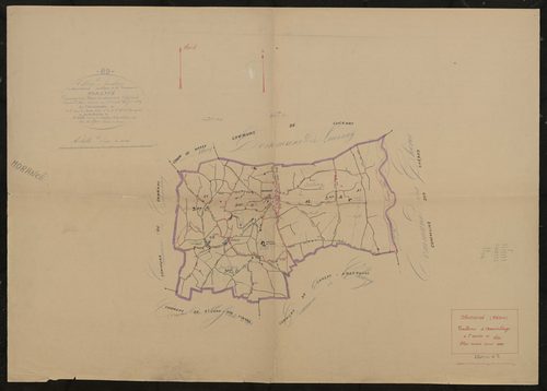 Tableau d'assemblage (TA). Plan révisé pour 1936.