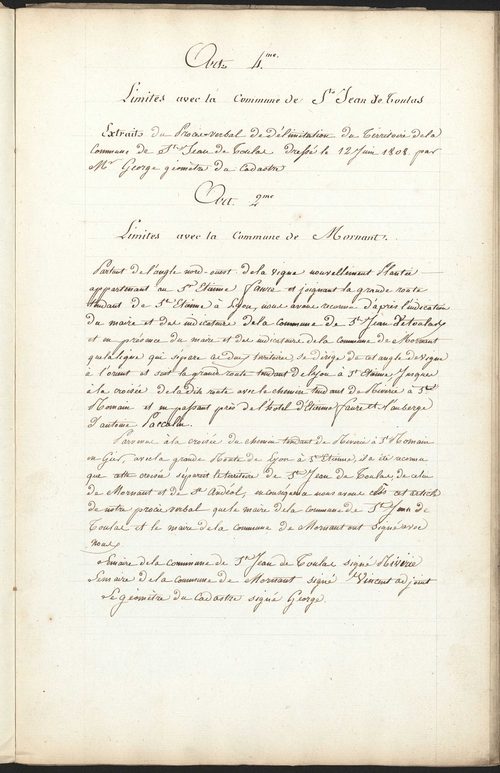 Mornant, 3 septembre 1811.
