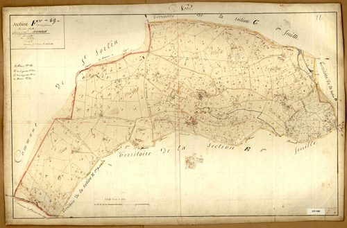 Section F dite de Chavanne, feuille unique.