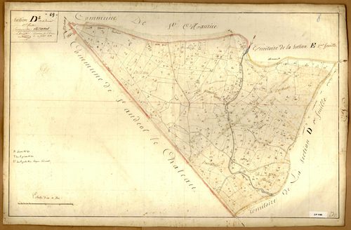 Section D dite de Bernard, feuille n°2.