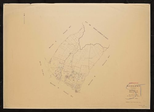 Section A feuille n°2. Plan révisé pour 1942. 2e édition à jour pour 1977.