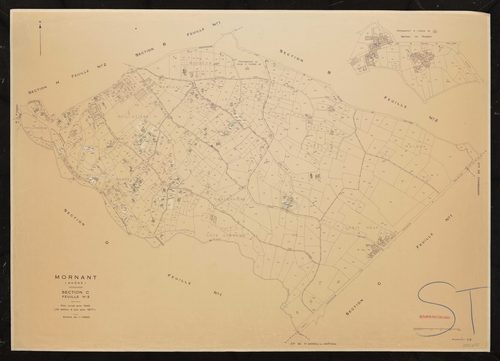 Section C feuille n°2. Plan révisé pour 1942. 3e édition à jour pour 1977.