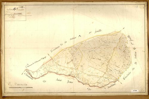 Section G dite de Champ et Calichet, feuille n°2.