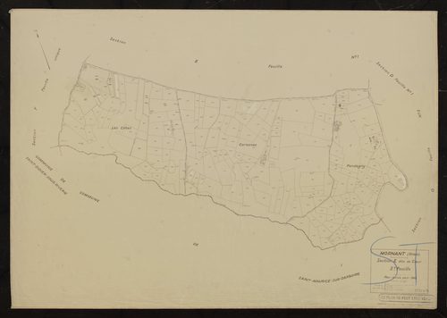 Section E dite de Cœur 2e feuille. Plan révisé pour 1942.