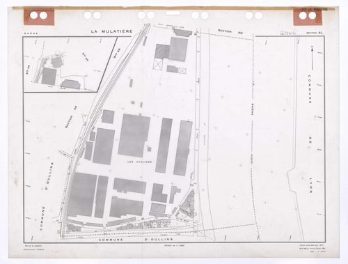 Section AL. Feuille renouvelée pour 1977. 2e édition à jour pour 1980.