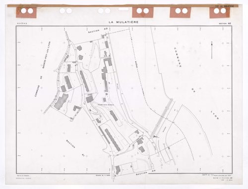 Section AE. Feuille renouvelée pour 1977. 2e édition à jour pour 1980.