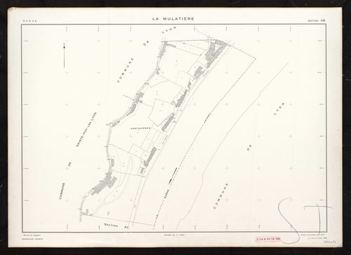Section AB. Feuille renouvelée pour 1977.