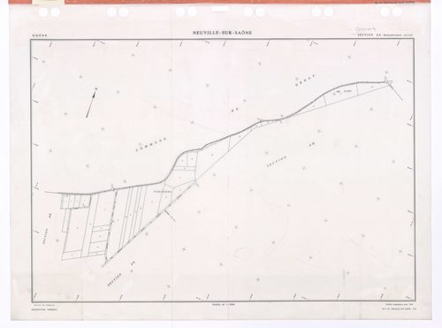 Plans minutes de conservation (PMC). Section ZA. Feuille remembrée pour 1991. Remembrement partiel.