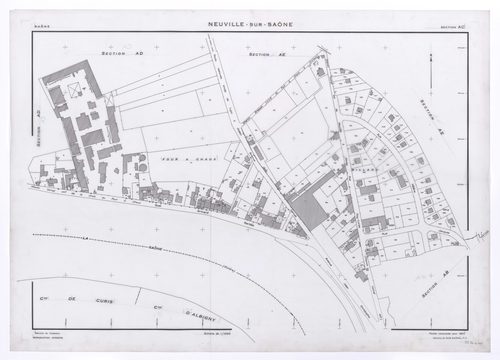 Section AC. Feuille renouvelée pour 1957.