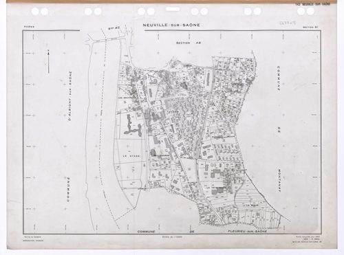 Section AI. Feuille renouvelée pour 1957. 3e édition à jour 1979.