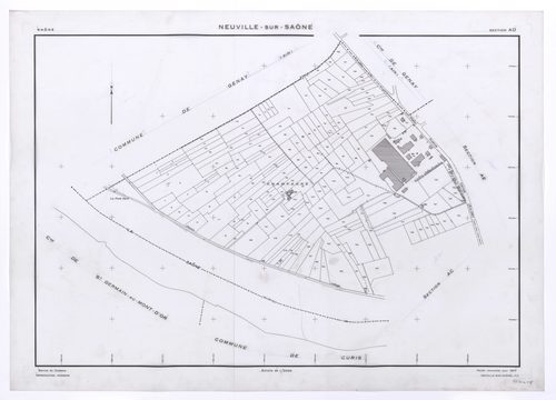 Section AD. Feuille renouvelée pour 1957.