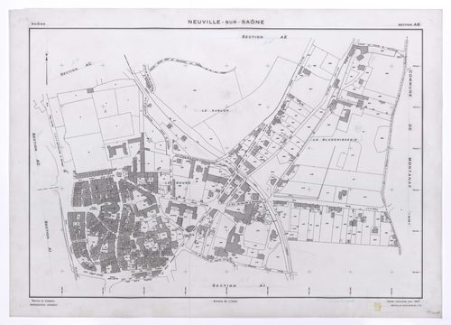 Section AB. Feuille renouvelée pour 1957.